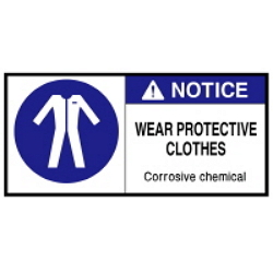 Warning Label: Safety Clothing