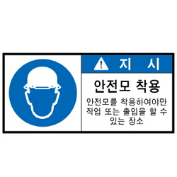 Warning Label: Safety Helmet