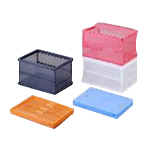 Clear "Oricon" Folding Container