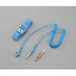 Wrist Strap with Cord, Band Material: Rubber (with Conductive Fibers)