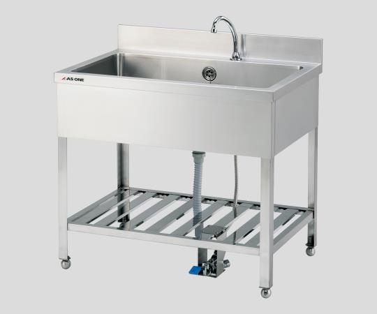 Sink, foot pedal operated