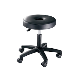 Doughnut-Shaped Caster Chair