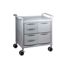 Mobile Store Cart (Storage Case Included) Shallow Type 4 Pieces, Deep Type 2 Pieces MS24G