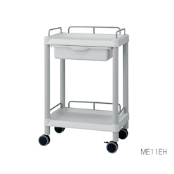 Mobile Easy Cart (With Guard Frame： Gray) 2 Stages 532 x 368 x 819 with Drawer