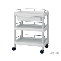 Mobile Easy Cart (With Guard Frame： Gray) 3 Sages 532 x 368 x 855 with Drawer