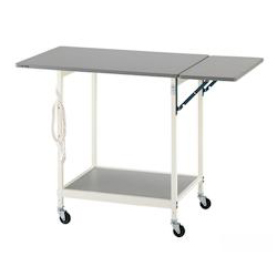 New Lab Bench (White Color) 1200 x 600 x 800 with Auxiliary Top Panel