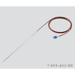 T Sheath Thermocouple (Stainless Steel (SUS316)) φ3.2 x 500mm