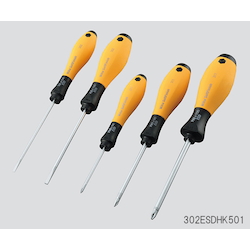 ESD Antistatic Screwdriver Set Soft Finish(R) 5 Set 302ESDHK501