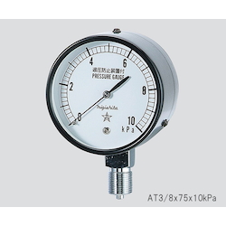 Micro pressure gauge AT3/8 x 75x series