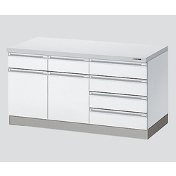 Side Laboratory Bench White, Wooden Type 1200 x 750 x 800