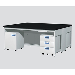 Central Laboratory Table Steel Type, Flat, With Cart, EAA Series