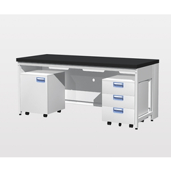 Side Laboratory Table Steel Type, Flat, With Cart, ERA Series