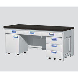 Side Laboratory Table Steel Type, Suspension Drawer, With Cart, ERB Series