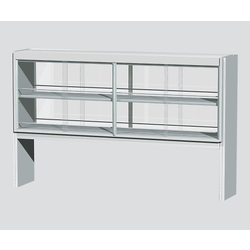 Steel Reagent Shelf for Central Laboratory Table, With Glass Door, Double-Sided, ESTW Series
