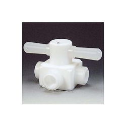 Fluoropolymer Female 3-Way Valve Press-Fit Type, RC1/4, NR0007-01