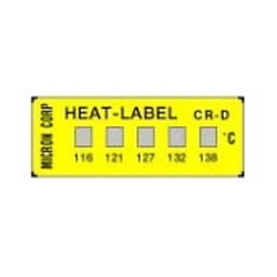 Heat label (irreversible) 5 points display (61-3816-28) 