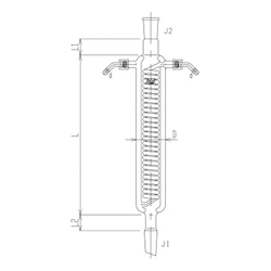 Double Tube Condenser Water Connector Specification 3453-300W-1L