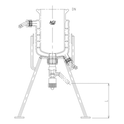 Accessory Support for Double Tube Type Reaction Vessel 3984-2000