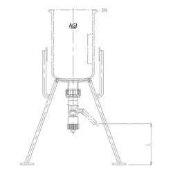 Accessory Support for Reaction Vessel 3982-2000