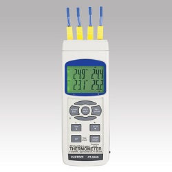 4-Channel Thermometer, With Calibration Certificate