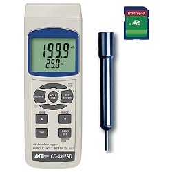 Data Logger Conductivity Meter, With Calibration Certificate