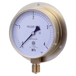 HNT General Purpose Vacuum Gauge For Vapor, Rounded Edge Type (B) (BMT-R3/8-75X-0.1MPA-AHT) 