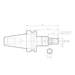 Mega Synchro Tapping Holder (Small Diameter Tap for MGT3)