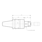 Mega Synchro Tapping Holder (Large Diameter Tap for MGT36)