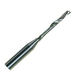 Carbide 1-Flute End Mill for Rubber Processing