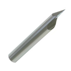 Carbide 1-Flute Grooving&Chamfering End Mill