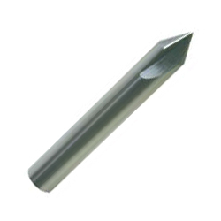 Carbide 2-Flute Grooving & Chamfering End Mill