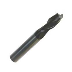 Carbide 2-Flute Coated End Mill
