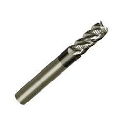 Carbide 4-Flute Roughing/Finishing Coated End Mill