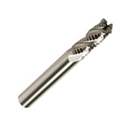 H.S.S 4-Flute End Mill for Roughing (EM06H9)