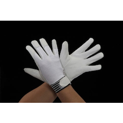 cowhide gloves (Palm: Cowhide, Back: Cotton knit)