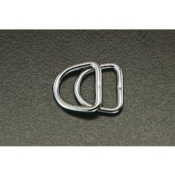 D-Shaped Ring (Stainless Steel, 2 Pcs.)