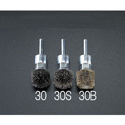 [Stainless steel]Wire Brush with Shaft (6mm Shaft) EA819BK-30S