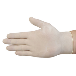 Latex Gloves (White) 【100 PCS】