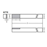 Precise Automatic Lathe Tool - Flat Type (7.0-150-B-HT110) 
