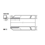 Precise Automatic Lathe Tool - Plunging Type (6.4-150-TL-UT120) 