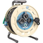 Rainproof cord reel (for outdoor use)