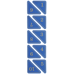 Triangle Parking Plate (1-50) (1120-0110)