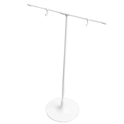 T-shaped PVC holder stand desktop (Circle)