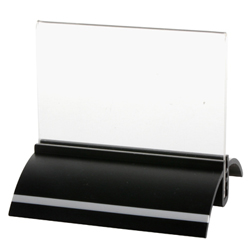 T-shaped Holder (Elliptical Base/Black)/ (Filler Paper Size 90x50)