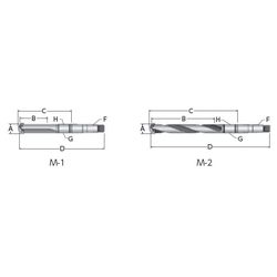 Throw-Away Drill, 4 Series Holder, Morse Taper Shank (24040H-005M) 