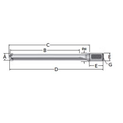Throw-Away Drill, 7/8 Series Holder, Metric Size Straight Shank (22570S-50FMSW) 