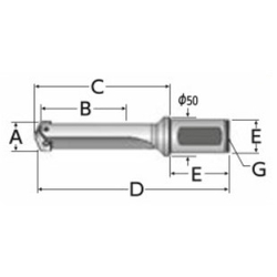 Throw-Away Drill, 3 Series Holder, Metric Size Straight Shank (27030S-40FMS) 