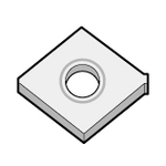 Diamond Shape 80° / Negative CBN Diamond CNGA (CNGA120412S01215MEW-KBN10M) 