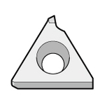Lathe Turning (1-Corner Specification) Diamond (GBA43R250-010-KPD010) 