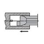 Small Bore End Surface Slotting, EZ Bar Conforming Tip